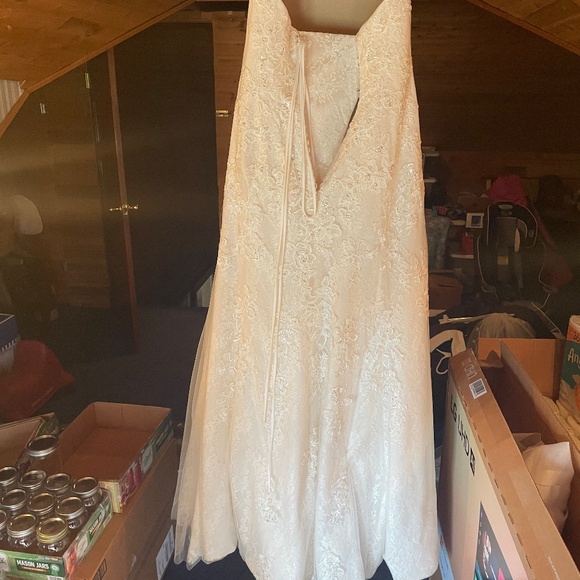 Size 12 David’s Bridal Wedding Dress - Picture 3 of 8